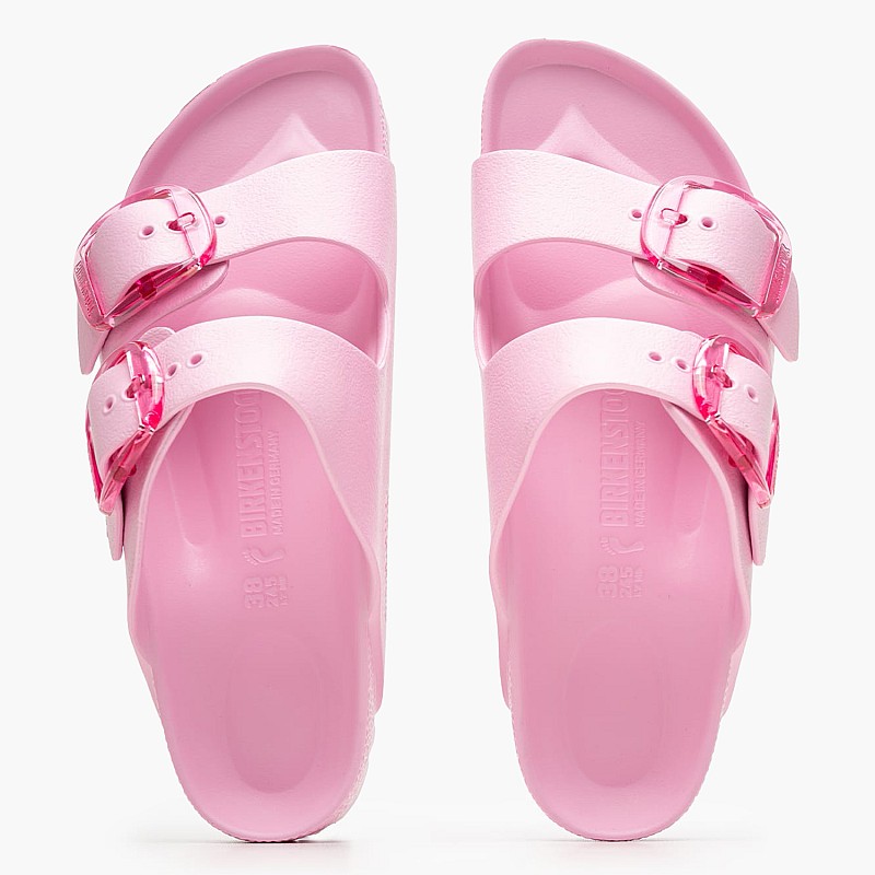 Women Flip Flops & Sandals Arizona.Pnk Pink Rubber Birkenstock