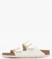 Γυναικεία Flats Arizona.Shell Μπεζ ECOleather Birkenstock Γυναικεία Flats Arizona.Shell Μπεζ ECOleather Birkenstock