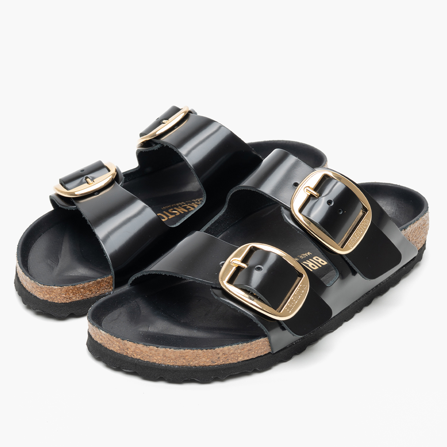 Γυναικεία Flats Arizona.Shine Μαύρο Δέρμα Birkenstock Γυναικεία Flats Arizona.Shine Μαύρο Δέρμα Birkenstock