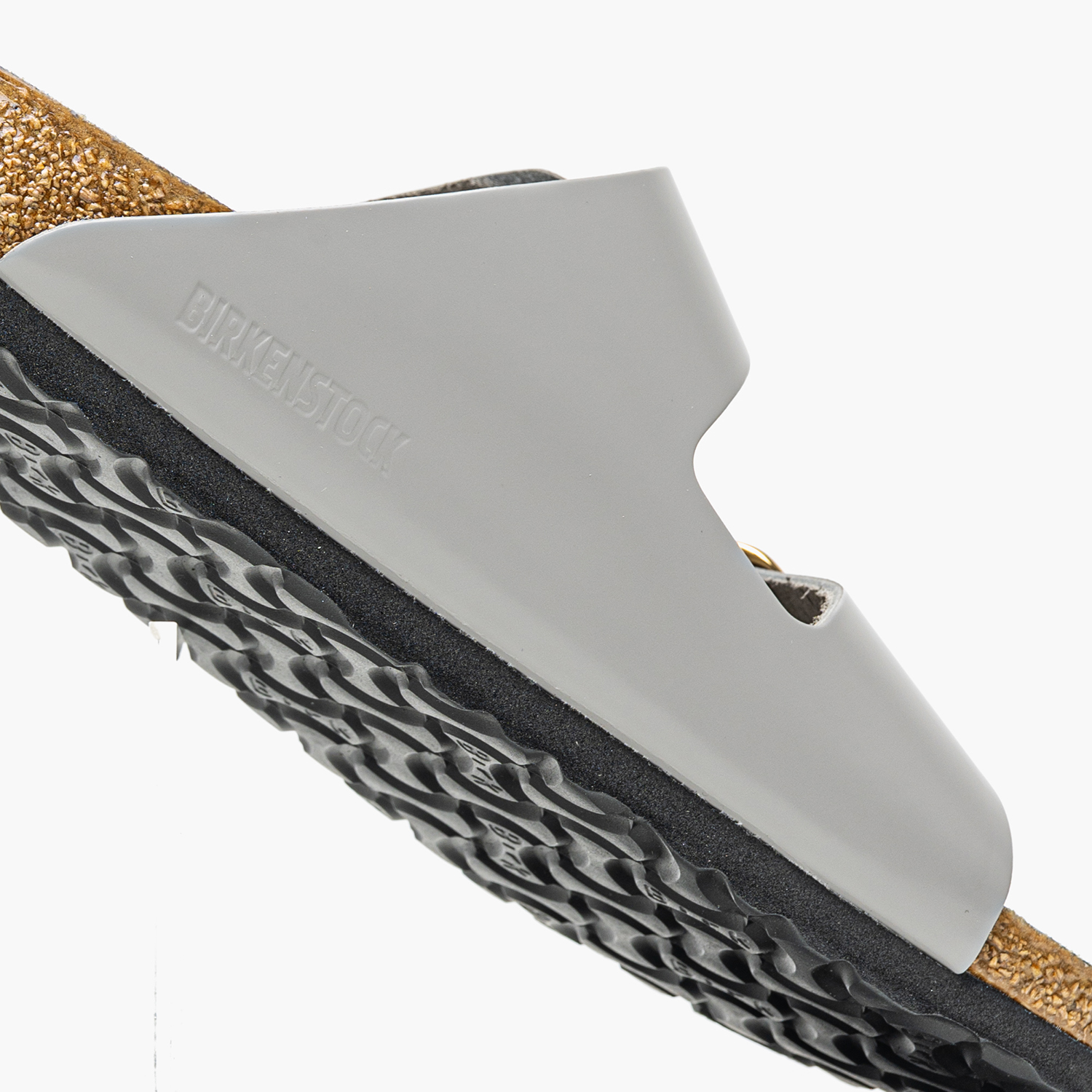 Γυναικεία Flats Arizona.Stoc Γκρι Δέρμα Birkenstock Γυναικεία Flats Arizona.Stoc Γκρι Δέρμα Birkenstock