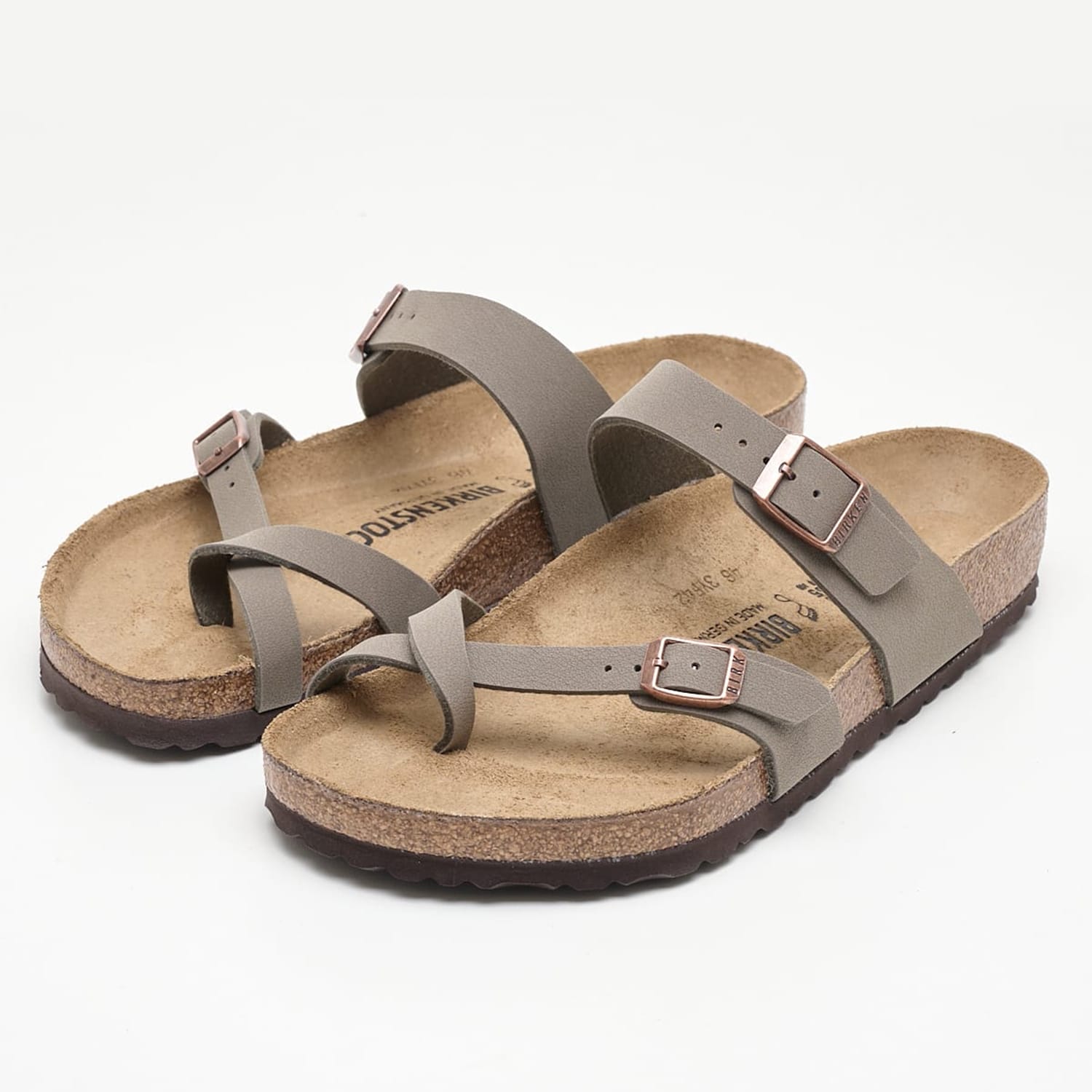 Men Flip Flops & Sandals Bfbc.Mayari.Mn Grey ECOleather Birkenstock Men Flip Flops & Sandals Bfbc.Mayari.Mn Grey ECOleather Birkenstock
