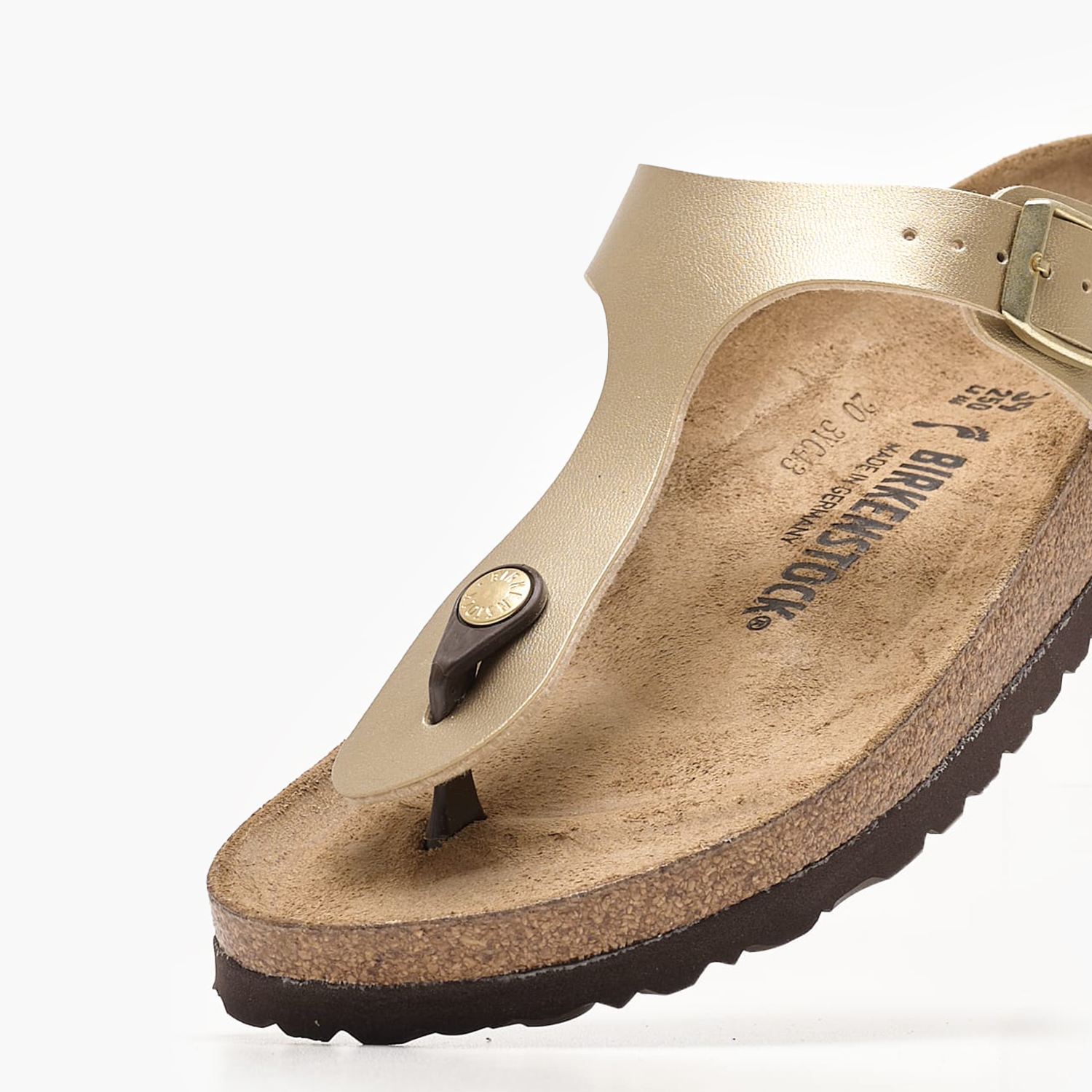 Γυναικεία Flats Classic.Gizeh Χρυσό ECOleather Birkenstock
