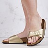 Γυναικεία Flats Classic.Madrid Χρυσό ECOleather Birkenstock Γυναικεία Flats Classic.Madrid Χρυσό ECOleather Birkenstock
