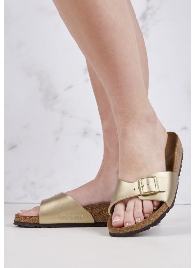 Γυναικεία Flats Classic.Madrid Χρυσό ECOleather Birkenstock