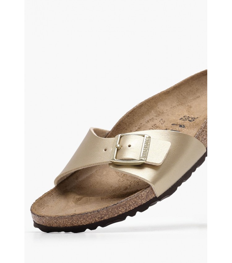 Γυναικεία Flats Classic.Madrid Χρυσό ECOleather Birkenstock Γυναικεία Flats Classic.Madrid Χρυσό ECOleather Birkenstock