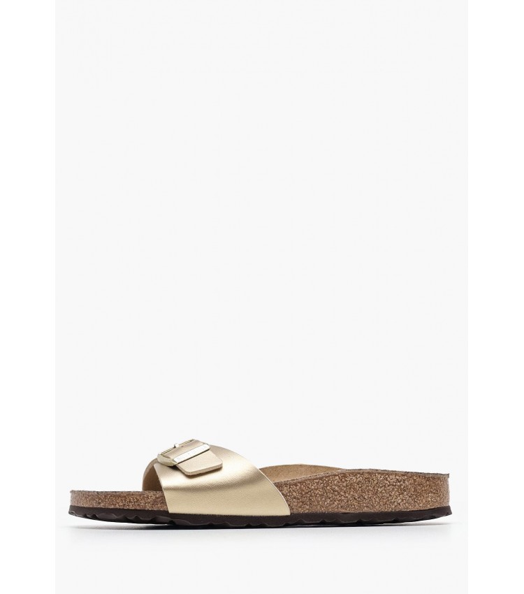 Γυναικεία Flats Classic.Madrid Χρυσό ECOleather Birkenstock Γυναικεία Flats Classic.Madrid Χρυσό ECOleather Birkenstock
