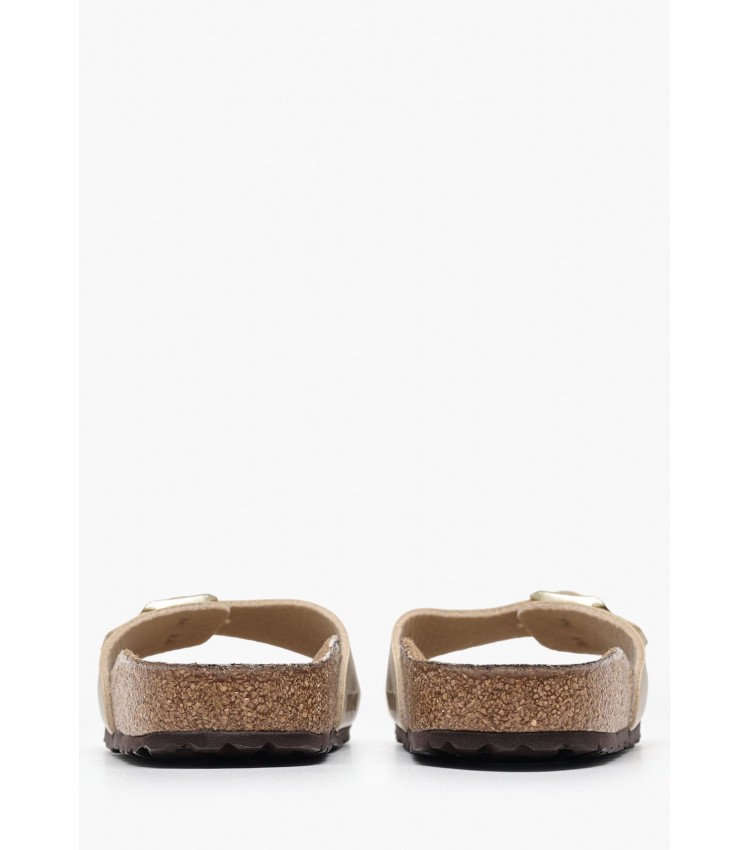 Γυναικεία Flats Classic.Madrid Χρυσό ECOleather Birkenstock Γυναικεία Flats Classic.Madrid Χρυσό ECOleather Birkenstock