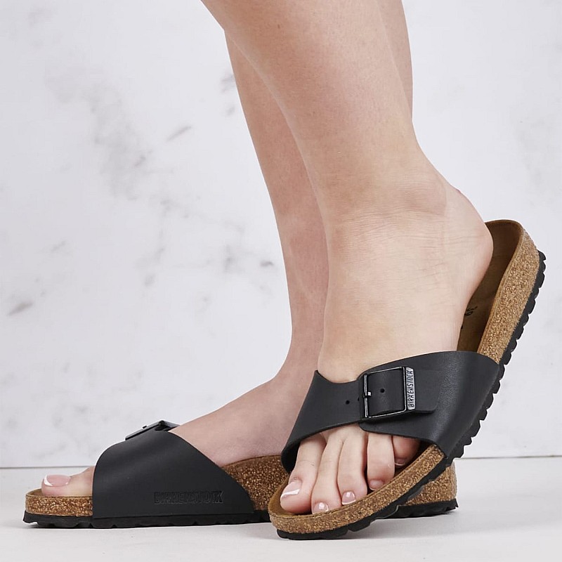 Women Flats Cls.Mdrid Black ECOleather Birkenstock