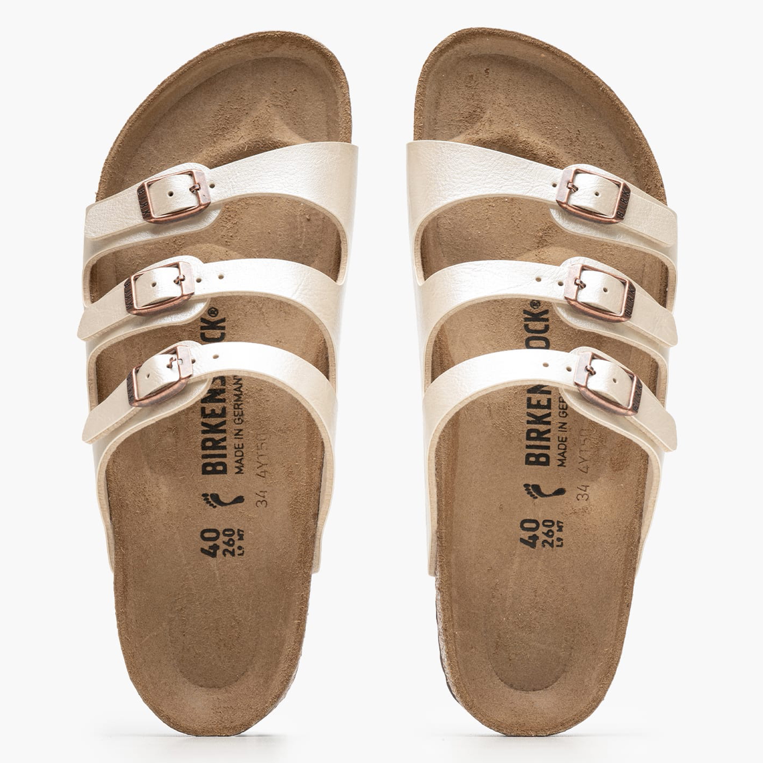Γυναικεία Flats Florida.Grace Μπεζ ECOleather Birkenstock