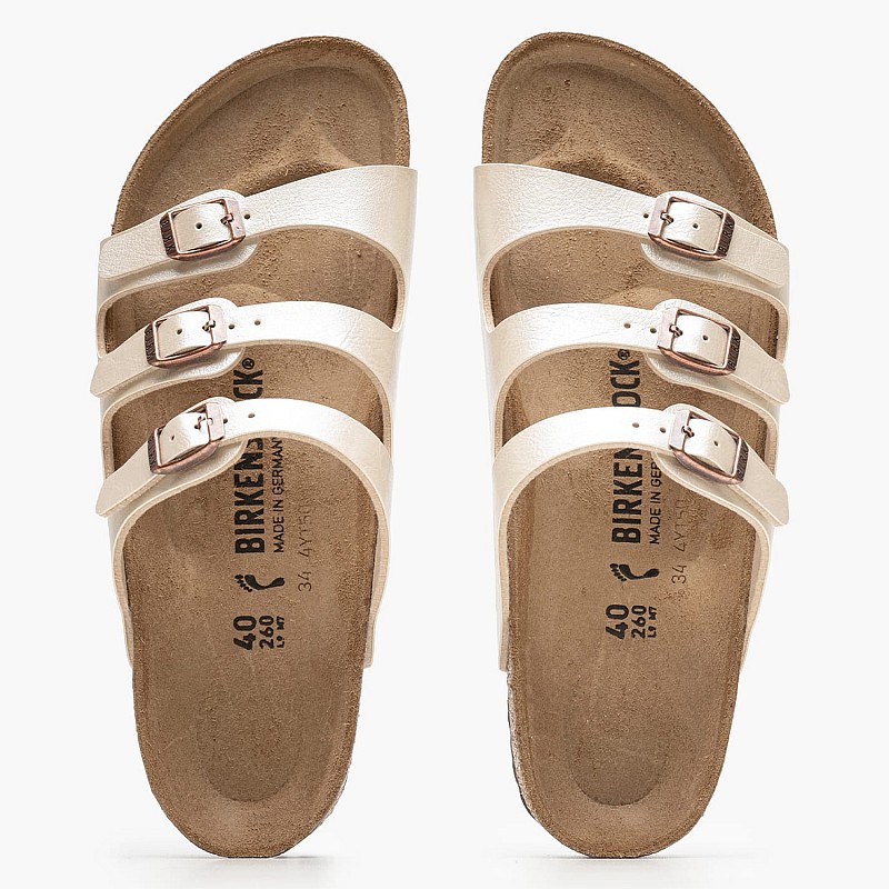 Γυναικεία Flats Florida.Grace Μπεζ ECOleather Birkenstock