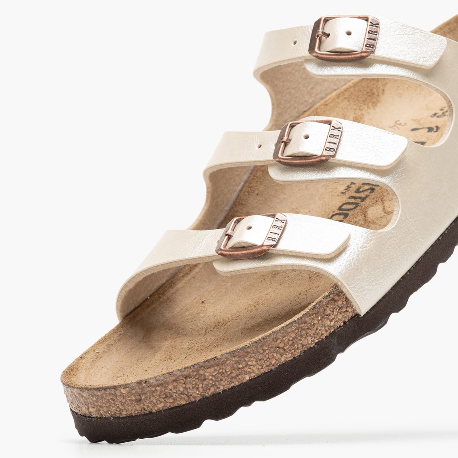 Γυναικεία Flats Florida.Grace Μπεζ ECOleather Birkenstock