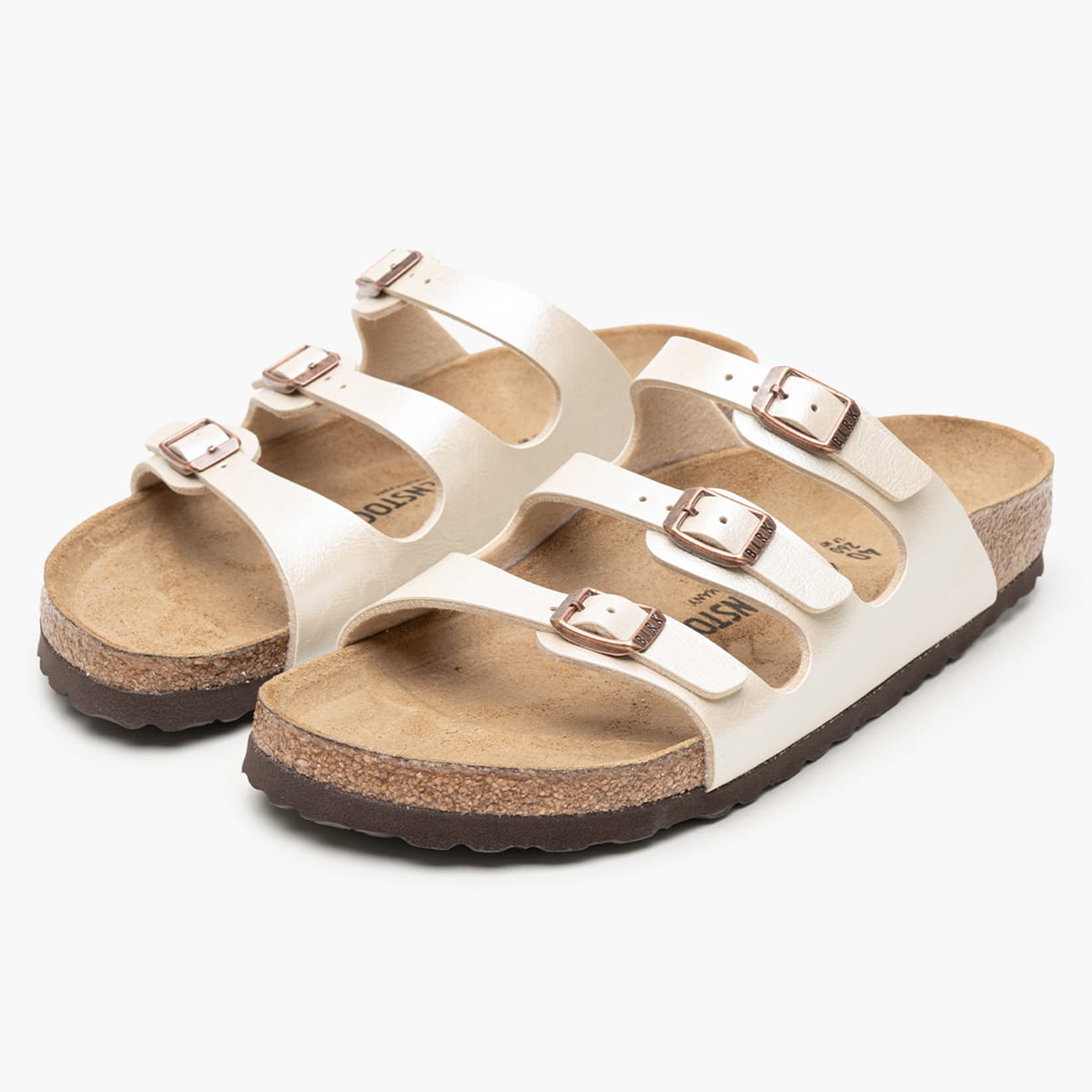 Γυναικεία Flats Florida.Grace Μπεζ ECOleather Birkenstock Γυναικεία Flats Florida.Grace Μπεζ ECOleather Birkenstock