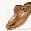 Γυναικεία Flats Gizeh.Bb.Hex Ταμπά Δέρμα Λαδερό Birkenstock Γυναικεία Flats Gizeh.Bb.Hex Ταμπά Δέρμα Λαδερό Birkenstock