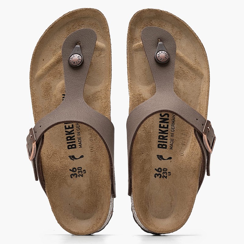Γυναικεία Flats Gizeh.Bs.Nrw Καφέ ECOleather Birkenstock