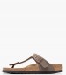 Γυναικεία Flats Gizeh.Bs.Nrw Καφέ ECOleather Birkenstock Γυναικεία Flats Gizeh.Bs.Nrw Καφέ ECOleather Birkenstock