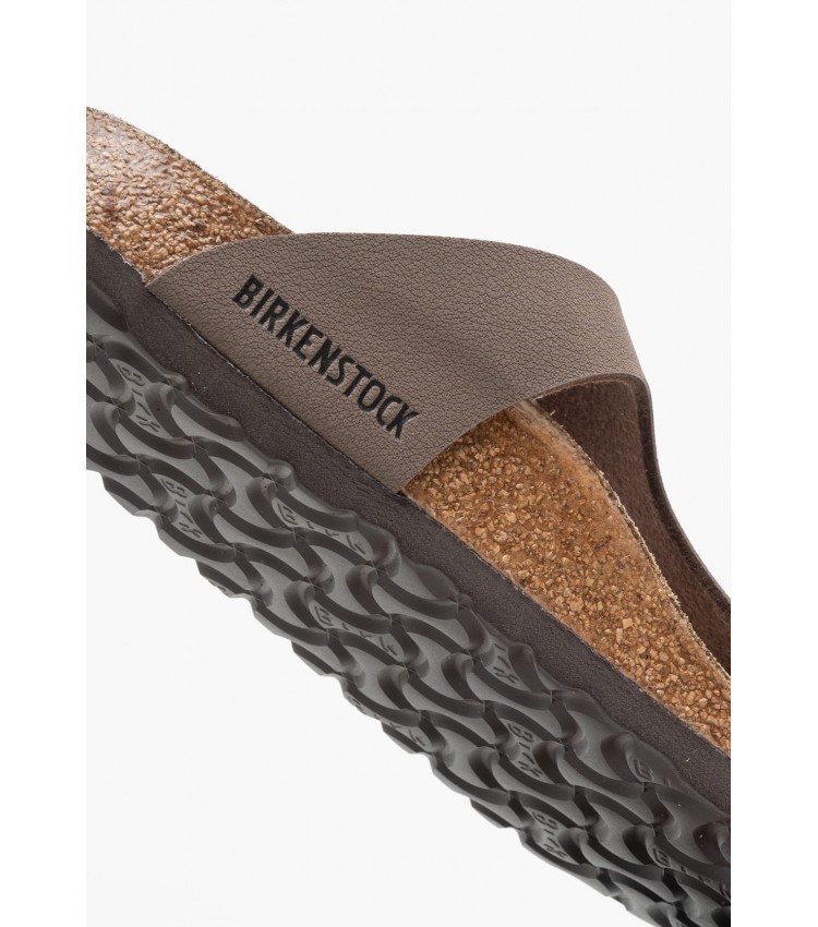 Γυναικεία Flats Gizeh.Bs.Nrw Καφέ ECOleather Birkenstock Γυναικεία Flats Gizeh.Bs.Nrw Καφέ ECOleather Birkenstock