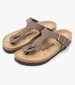 Γυναικεία Flats Gizeh.Bs.Nrw Καφέ ECOleather Birkenstock Γυναικεία Flats Gizeh.Bs.Nrw Καφέ ECOleather Birkenstock