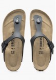 Women Flats Gizeh.Bs23 Black ECOleather Birkenstock
