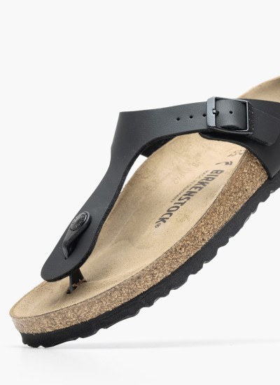 Γυναικεία Flats Sfb.Arizona Μαύρο ECOleather Birkenstock