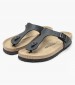Γυναικεία Flats Gizeh.Bs23 Μαύρο ECOleather Birkenstock Γυναικεία Flats Gizeh.Bs23 Μαύρο ECOleather Birkenstock