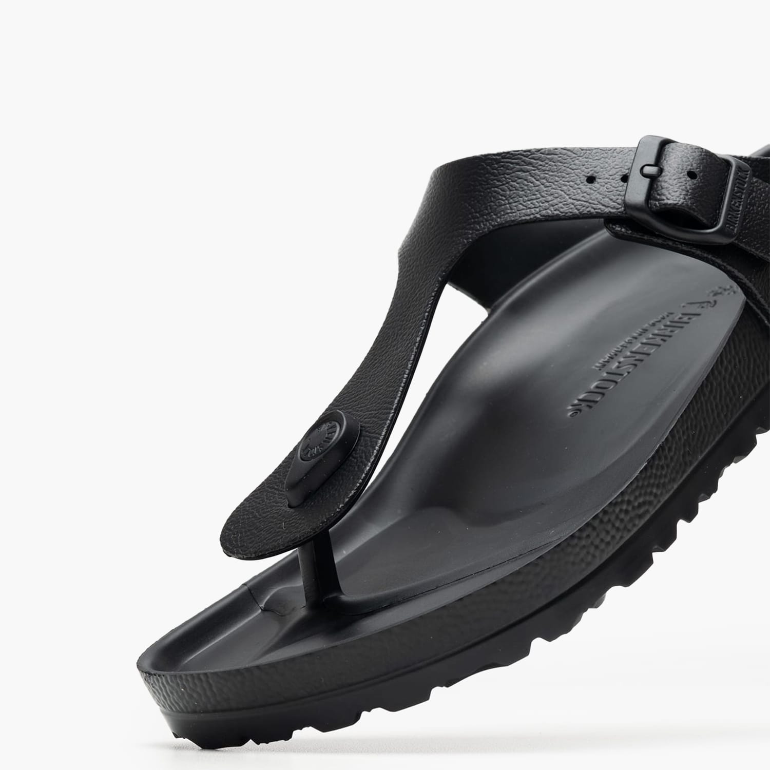 Men Flip Flops & Sandals Gizeh.Eva.M Black Rubber Birkenstock