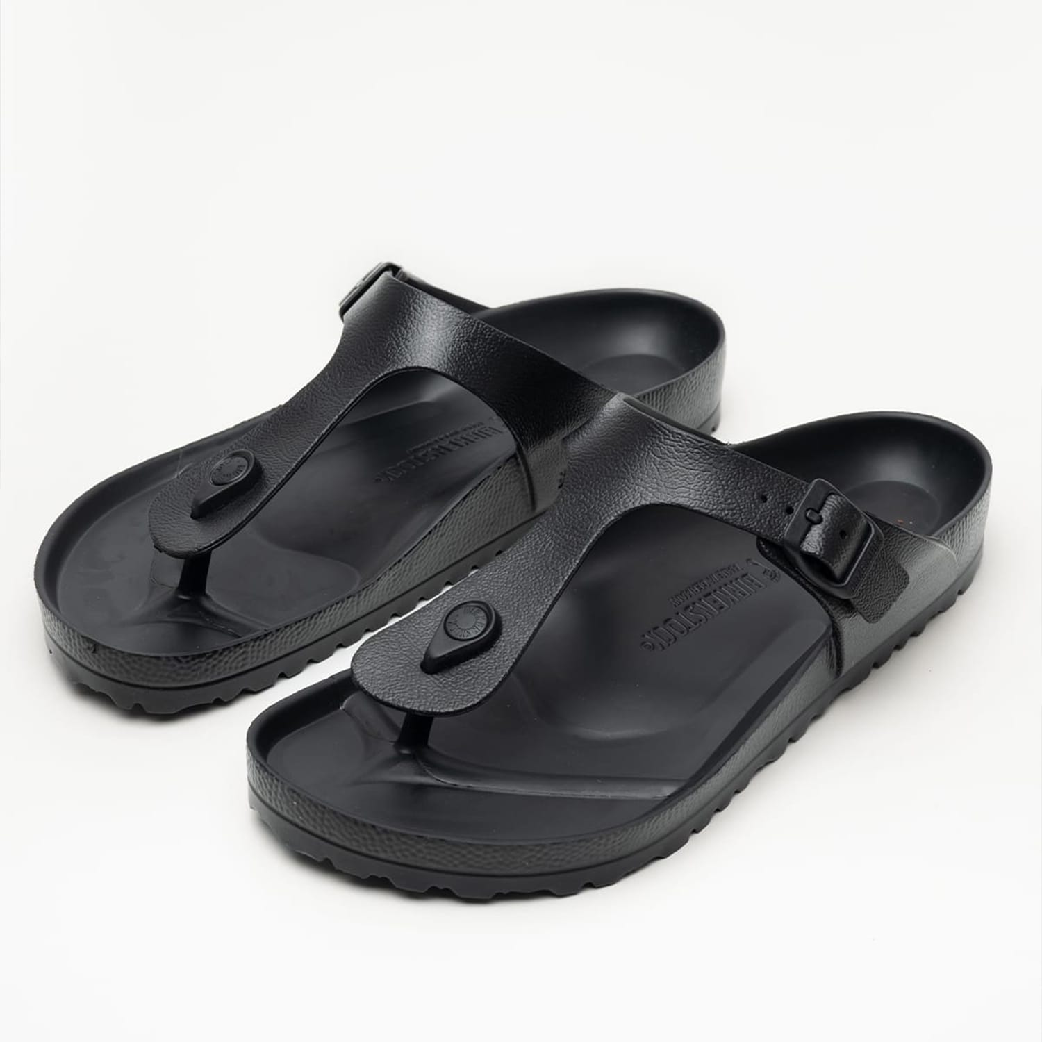 Men Flip Flops & Sandals Gizeh.Eva.M Black Rubber Birkenstock