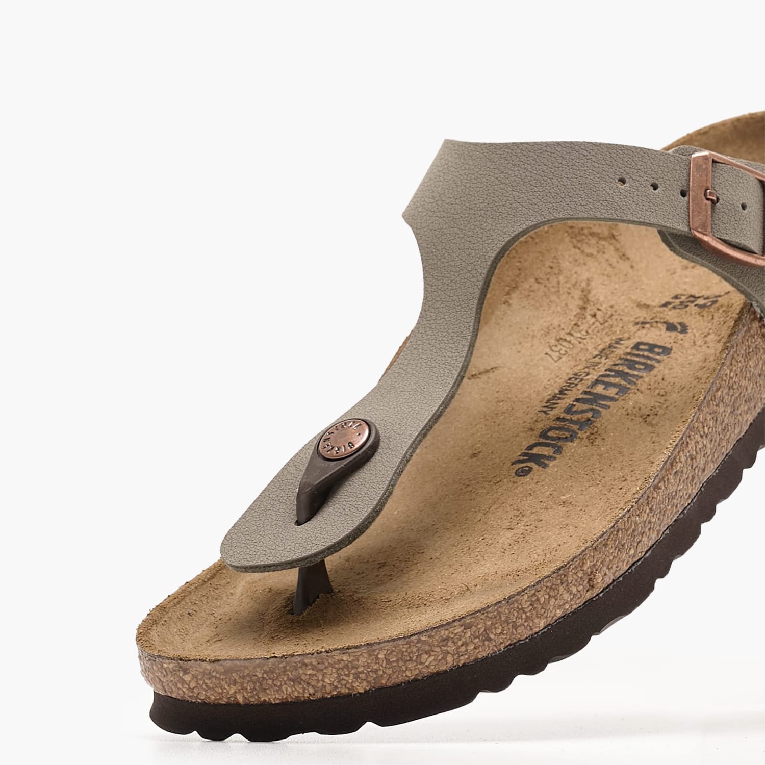Γυναικεία Flats Gizeh.Fb Γκρι ECOleather Birkenstock