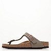Γυναικεία Flats Gizeh.Fb Γκρι ECOleather Birkenstock Γυναικεία Flats Gizeh.Fb Γκρι ECOleather Birkenstock