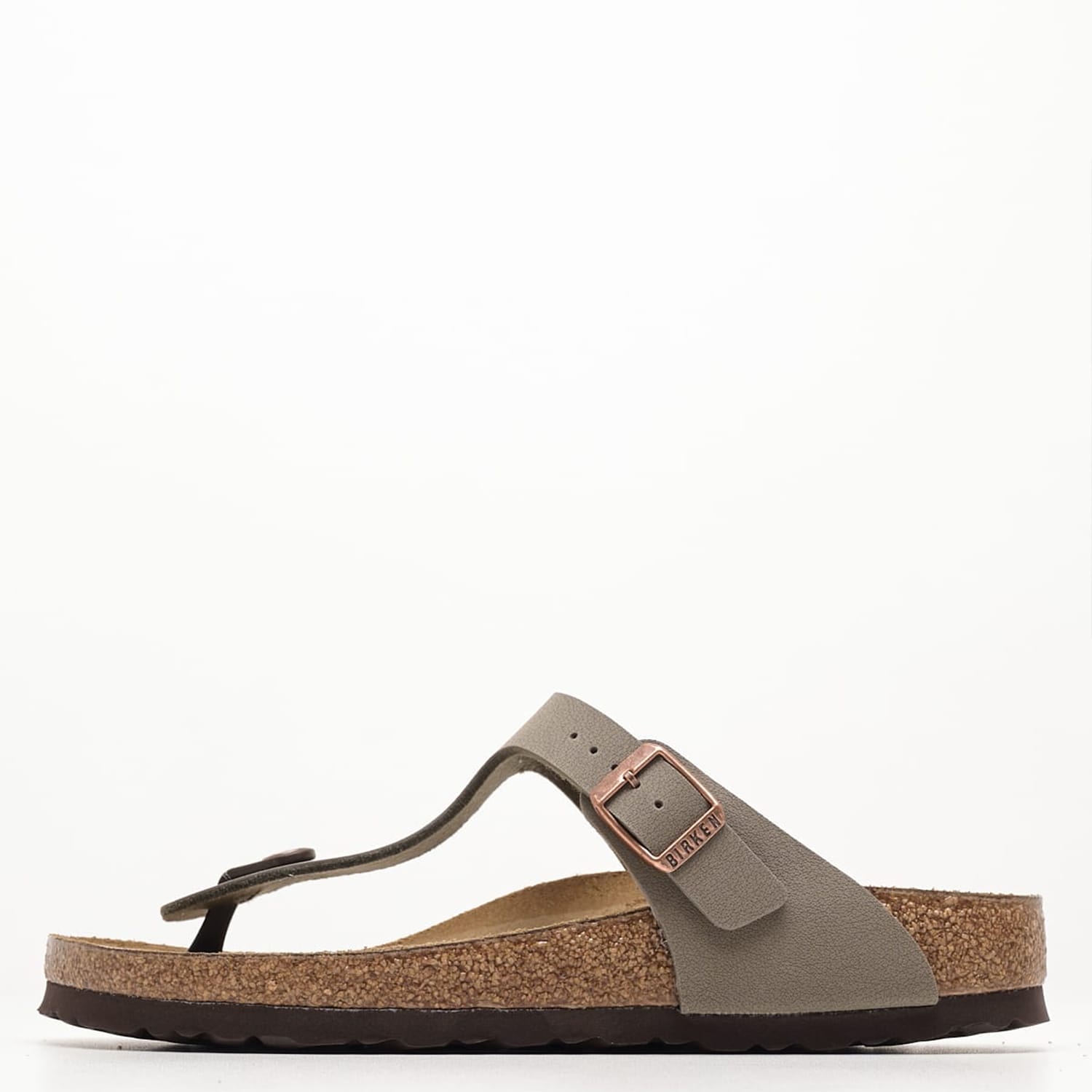 Γυναικεία Flats Gizeh.Fb Γκρι ECOleather Birkenstock Γυναικεία Flats Gizeh.Fb Γκρι ECOleather Birkenstock
