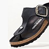 Γυναικεία Flats Gizeh.Hex Μαύρο Δέρμα Λαδερό Birkenstock Γυναικεία Flats Gizeh.Hex Μαύρο Δέρμα Λαδερό Birkenstock