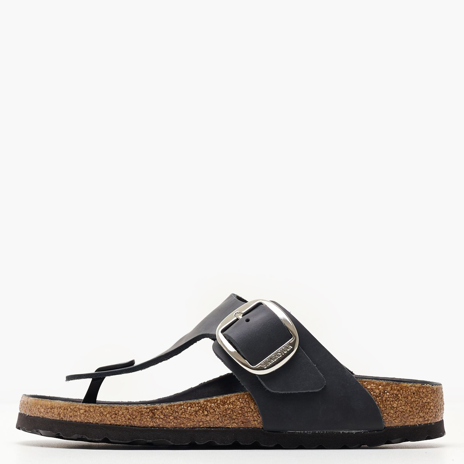Γυναικεία Flats Gizeh.Hex Μαύρο Δέρμα Λαδερό Birkenstock Γυναικεία Flats Gizeh.Hex Μαύρο Δέρμα Λαδερό Birkenstock