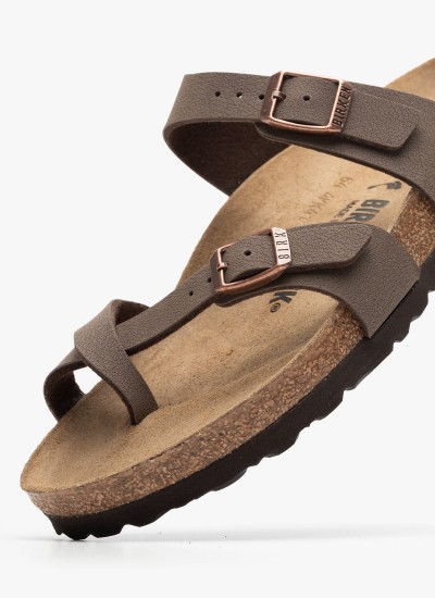 Γυναικεία Flats Sfb.Arizona Μαύρο ECOleather Birkenstock