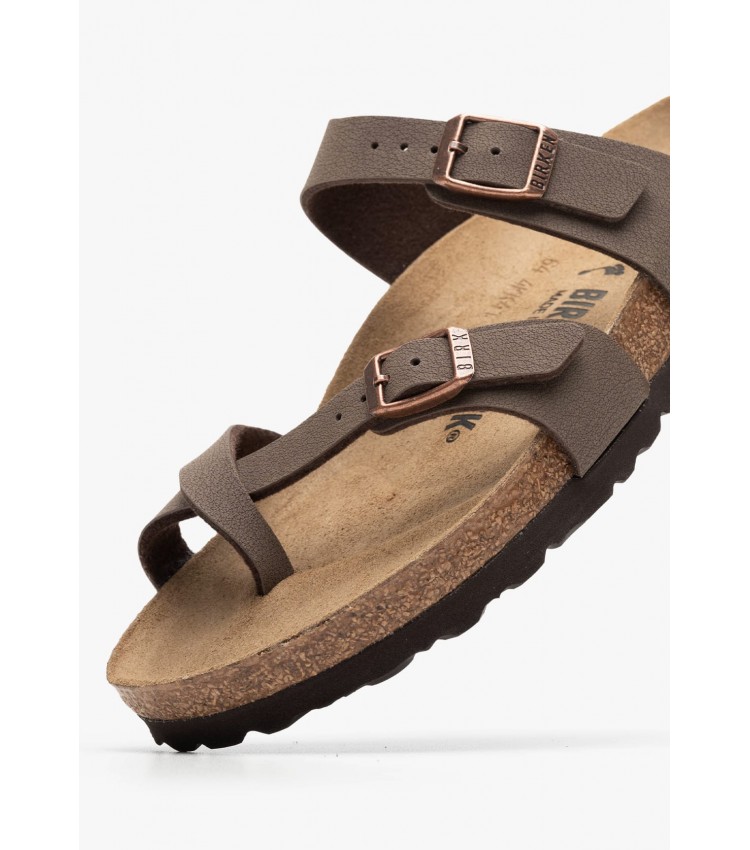 Γυναικεία Flats Mayari.Birko Καφέ ECOleather Birkenstock Γυναικεία Flats Mayari.Birko Καφέ ECOleather Birkenstock