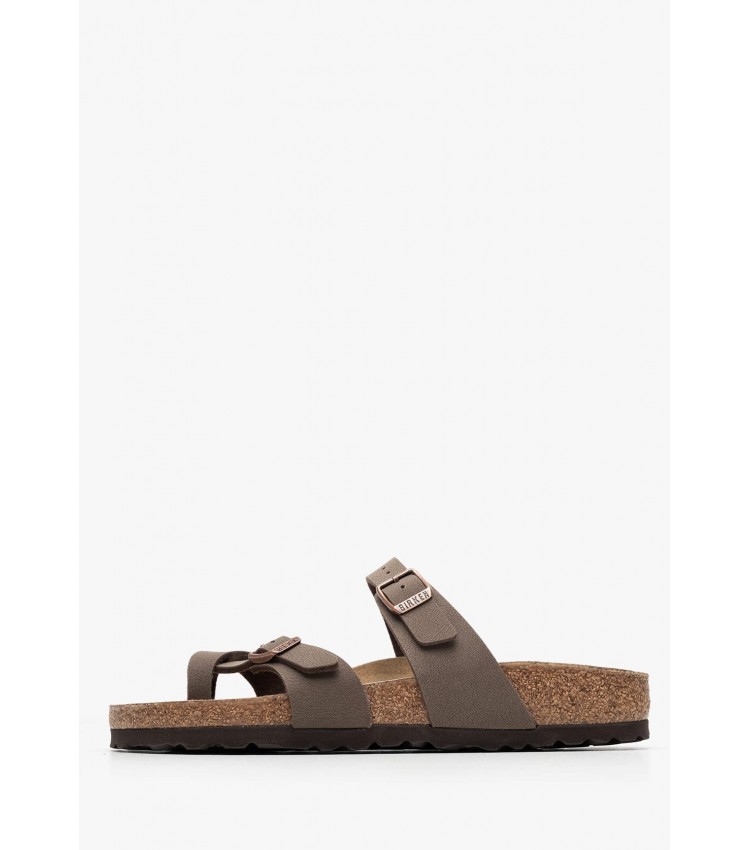 Γυναικεία Flats Mayari.Birko Καφέ ECOleather Birkenstock Γυναικεία Flats Mayari.Birko Καφέ ECOleather Birkenstock