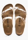 Women Flats Mayari.Flor Beige ECOleather Birkenstock