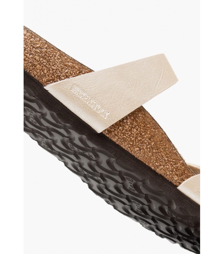 Γυναικεία Flats Mayari.Flor Μπεζ ECOleather Birkenstock Γυναικεία Flats Mayari.Flor Μπεζ ECOleather Birkenstock