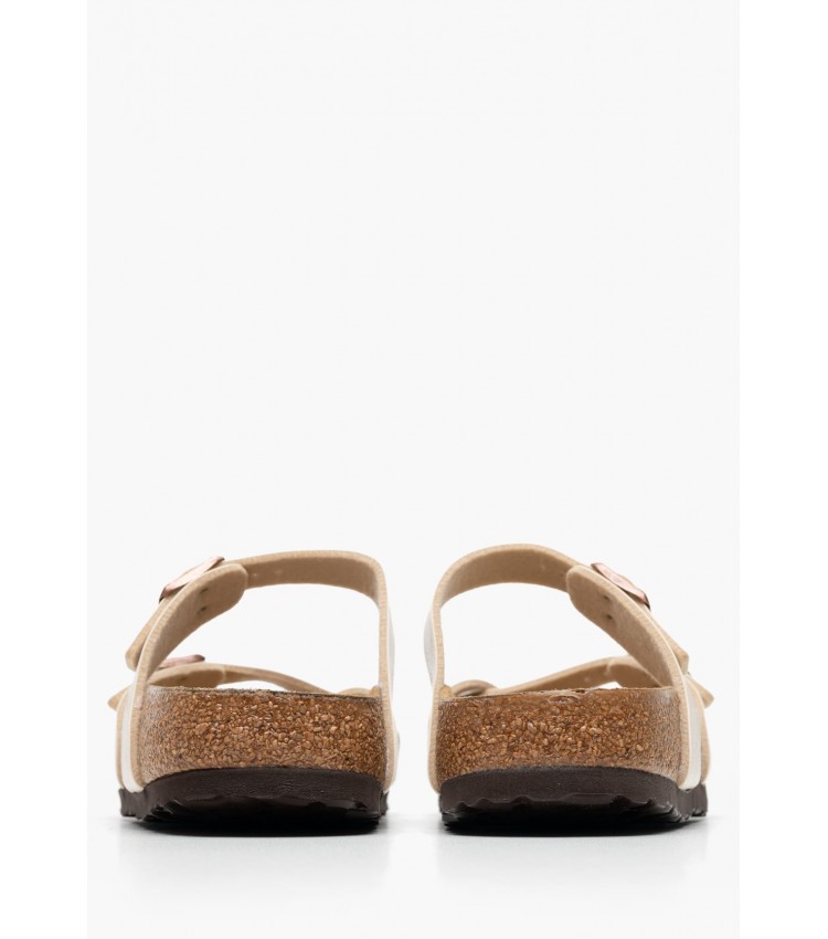 Γυναικεία Flats Mayari.Flor Μπεζ ECOleather Birkenstock Γυναικεία Flats Mayari.Flor Μπεζ ECOleather Birkenstock