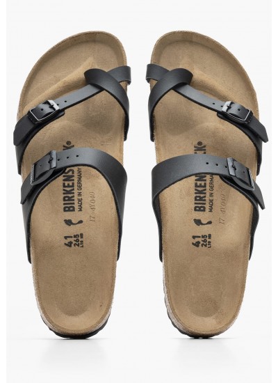 Γυναικεία Flats Mayari.Wmn Μαύρο ECOleather Birkenstock