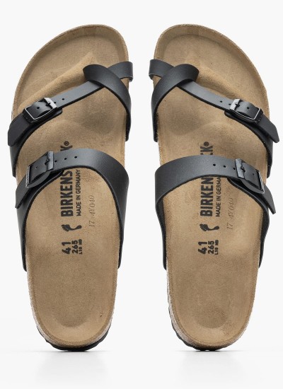 Γυναικεία Flats Sfb.Arizona Μαύρο ECOleather Birkenstock