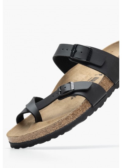 Γυναικεία Flats Mayari.Wmn Μαύρο ECOleather Birkenstock