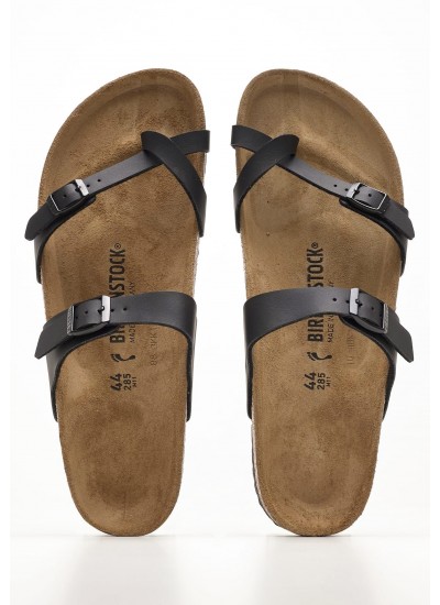 Ανδρικές Σαγιονάρες & Πέδιλα Arizona.Bs.Nman Μαύρο ECOleather Birkenstock