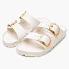 Women Flip Flops & Sandals Pool.Buckle Beige Rubber Birkenstock Women Flip Flops & Sandals Pool.Buckle Beige Rubber Birkenstock