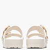 Women Flip Flops & Sandals Pool.Buckle Beige Rubber Birkenstock Women Flip Flops & Sandals Pool.Buckle Beige Rubber Birkenstock