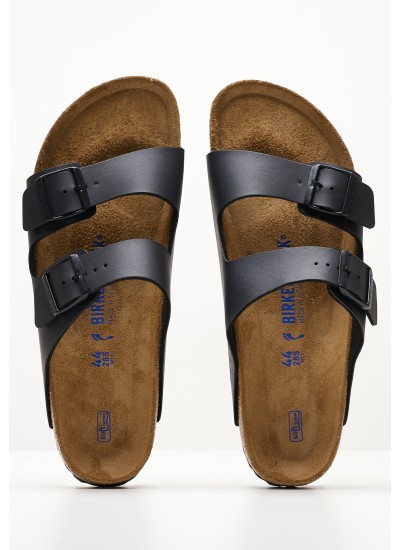 Ανδρικές Σαγιονάρες & Πέδιλα Arizona.Bs.Nman Μαύρο ECOleather Birkenstock