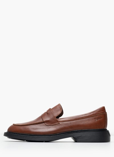 Ανδρικά Μοκασίνια Waxy2.Polaris Καφέ Δέρμα Sebago