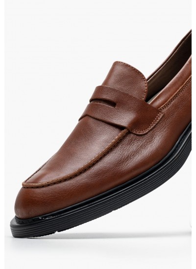 Γυναικεία Παπούτσια Casual Greenwich.Flatform Μπεζ Δέρμα Καστόρι Tommy Hilfiger