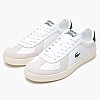 Ανδρικά Παπούτσια Casual Baseshot.Core Άσπρο Δέρμα Lacoste Ανδρικά Παπούτσια Casual Baseshot.Core Άσπρο Δέρμα Lacoste