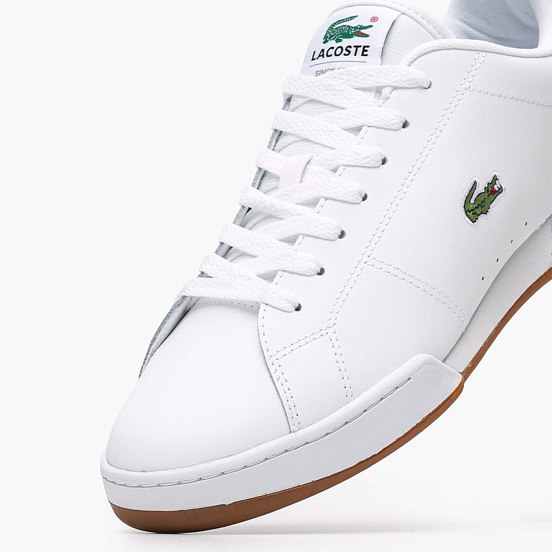 Ανδρικά Παπούτσια Casual Carnaby.Cup Άσπρο Δέρμα Lacoste