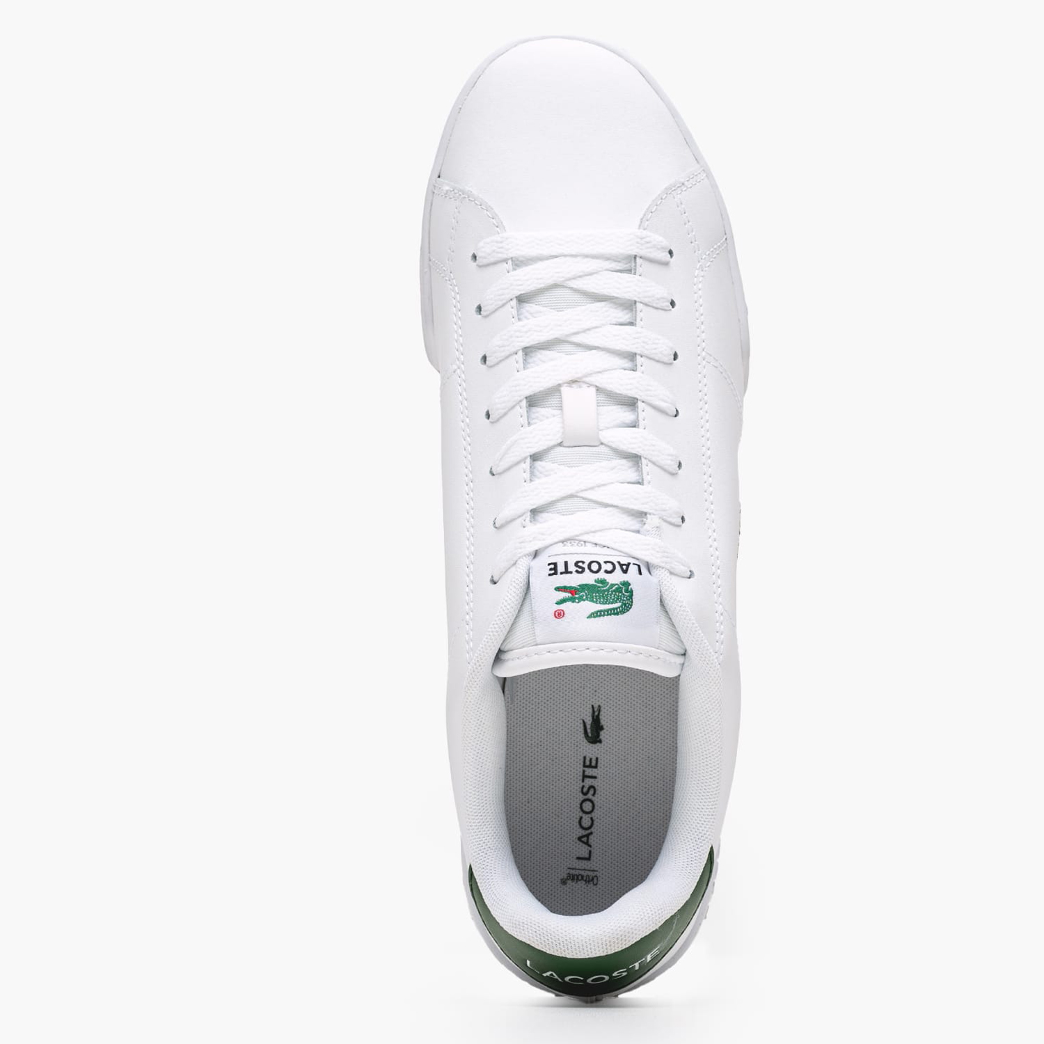 Ανδρικά Παπούτσια Casual Carnaby.Cup Άσπρο Δέρμα Lacoste Ανδρικά Παπούτσια Casual Carnaby.Cup Άσπρο Δέρμα Lacoste