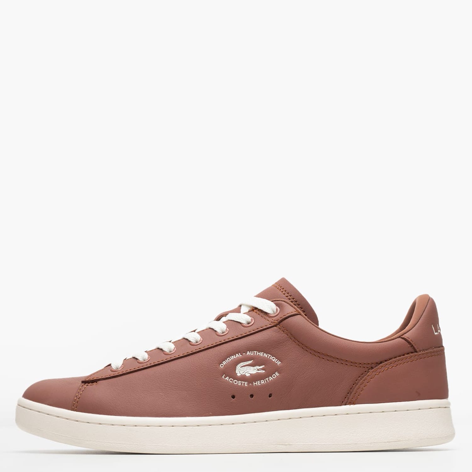 Ανδρικά Παπούτσια Casual Carnaby.Set.1 Καφέ Δέρμα Lacoste